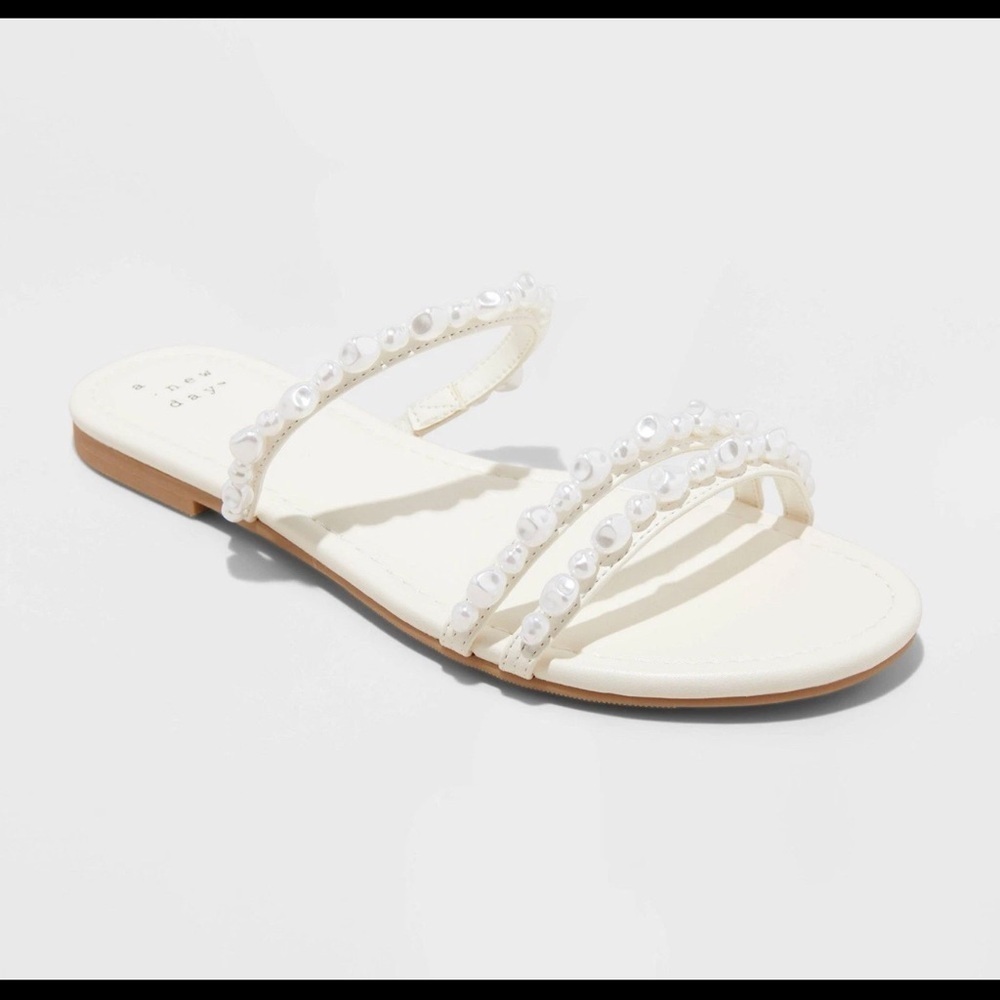 A New Day Women's Aida Strappy Sandals Slip-On